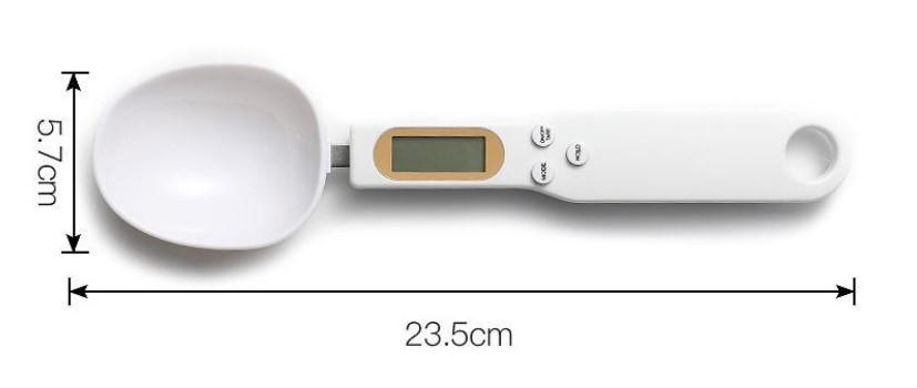 Der PortieParel Digitaler Messlöffel - Präzise Portionskontrolle bis 500 g, ideal für eine gesunde Ernährung und Gewichtsmanagement