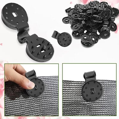 FastenFix Clips - Robuste und einfache Befestigungslösung für Sonnensegel und Netze