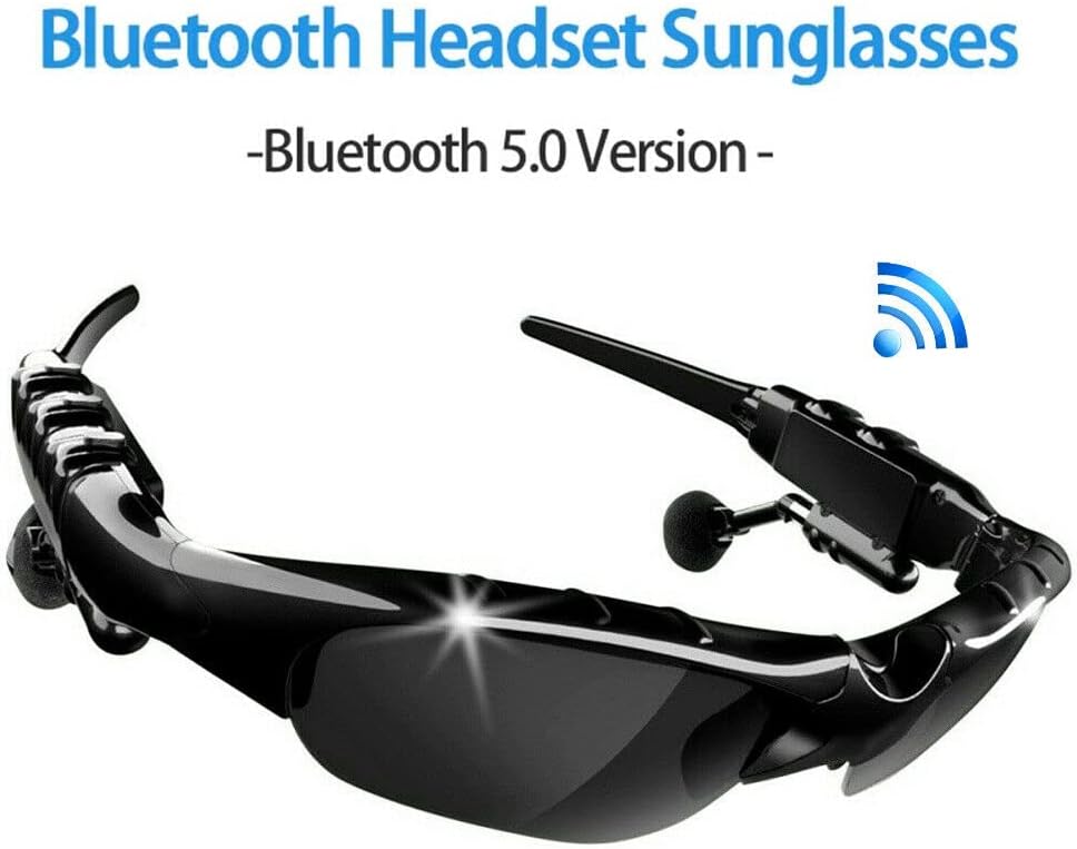 Bluetooth Sonnenbrille mit Lautsprecher - Sportbrille für Musik und Anrufe