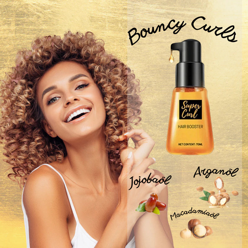 CurlLuxe Locken-Elixier Serum - Natürliche Inhaltsstoffe für gut definierte, gesunde Locken, angereichert mit Argan-, Jojoba- und Macadamiaöl