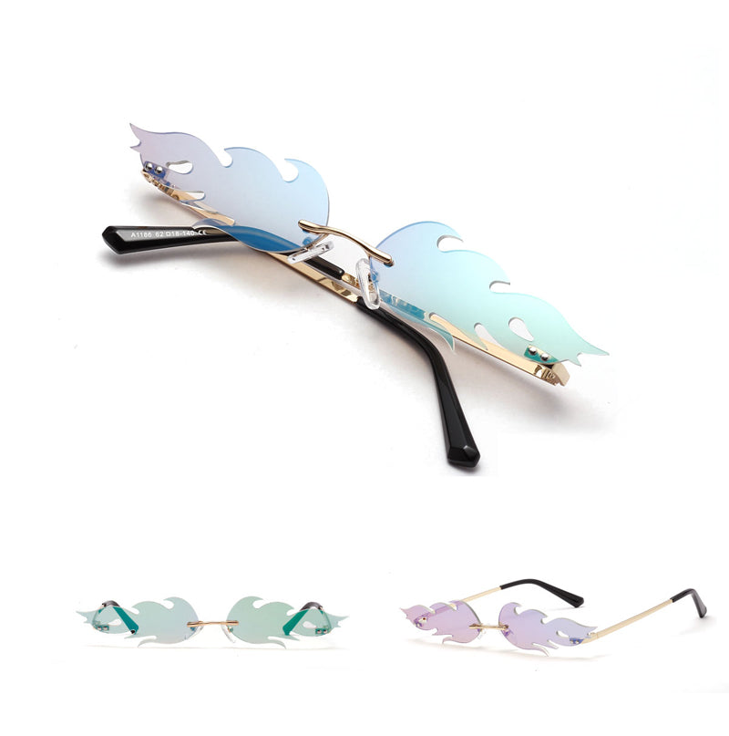 GlamFire Sonnenbrille - Setzen Sie ein stilvolles Statement mit einzigartigem Design und UV-Schutz!