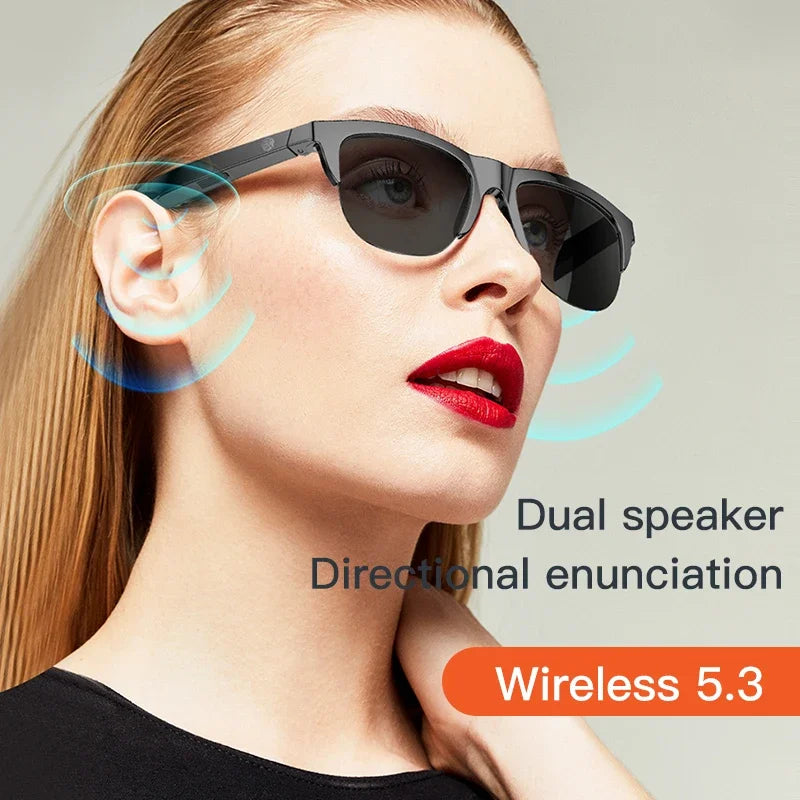 Intelligente Sonnenbrille Visionary - Bluetooth 5.3 & UV400-Schutz - Leicht & Wasserbeständig - Modernes Design