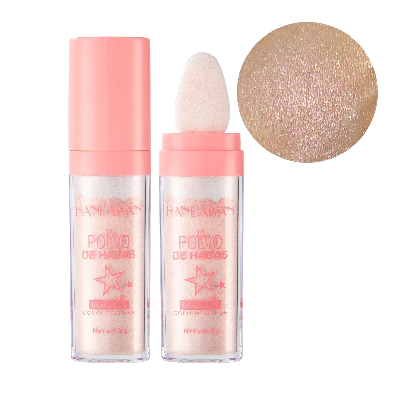 Langanhaltender Highlighter Puder Stick – FairyGlow für Gesicht und Körper