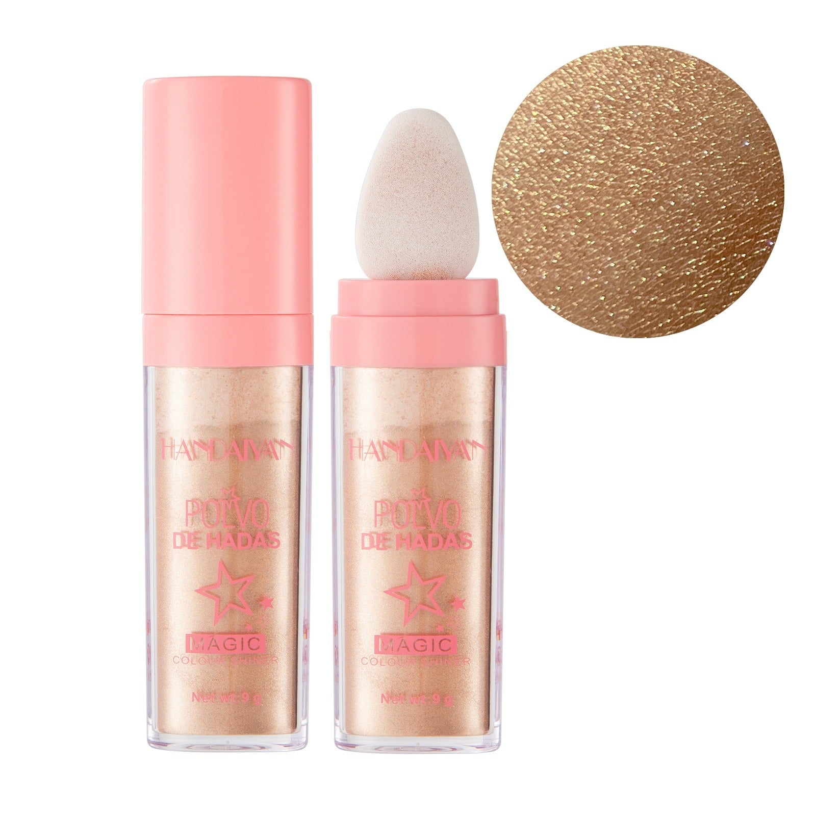 Langanhaltender Highlighter Puder Stick – FairyGlow für Gesicht und Körper