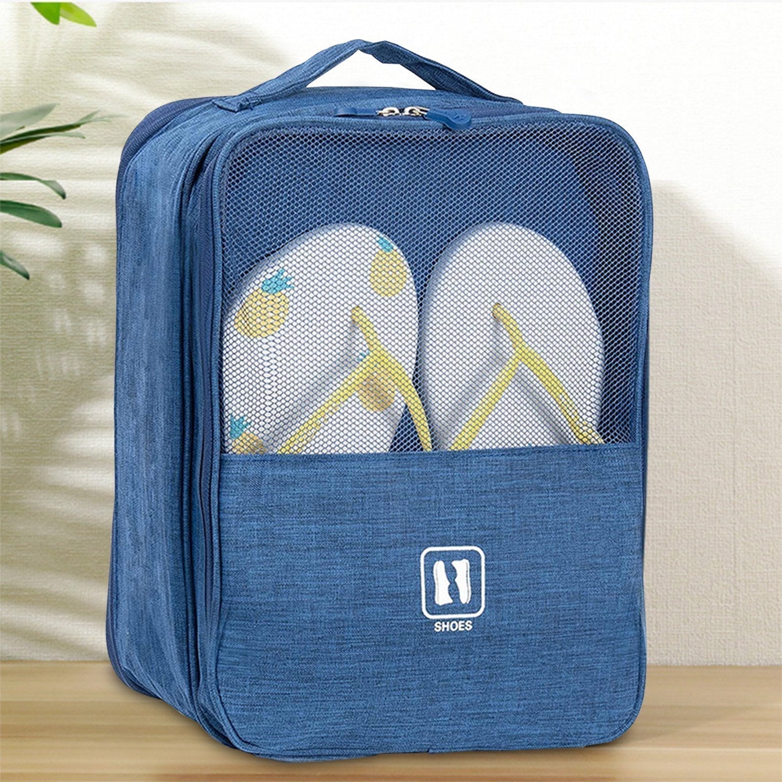 Reis-Schuhtasche - Wasserdichte Aufbewahrung für 3 Paar Schuhe - Perfekt für Reisen und Organisation