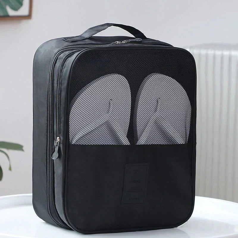 Reis-Schuhtasche - Wasserdichte Aufbewahrung für 3 Paar Schuhe - Perfekt für Reisen und Organisation