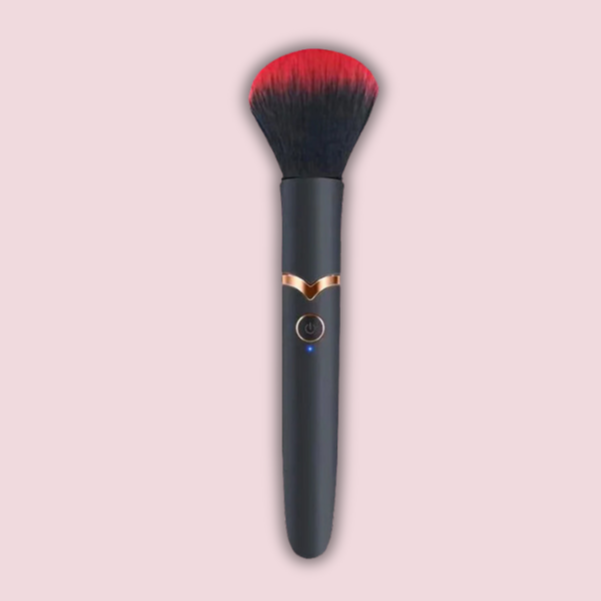 LuxeBrush - 2-in-1 Makeup-Pinsel mit Massagefunktion - Wasserdicht und Anpassbare Vibrationsmodi für Perfekte Schönheit und Entspannung