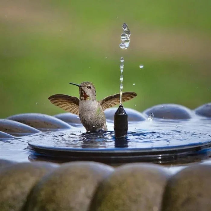 Solarbetriebene Wasserbrunnenpumpe - Umweltfreundlich - Gartenteich & Vogelbad