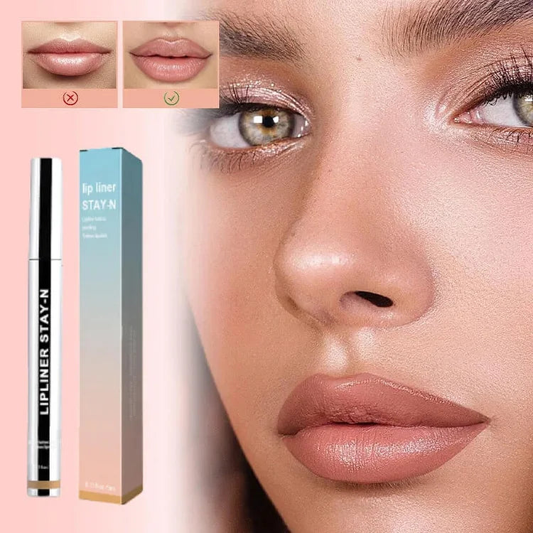 LuxeLine Lip Contour Enhancer - Lang anhaltender, hochpigmentierter Lipliner, wasserfest, tierversuchsfrei, vegan, erhältlich in 3 Farben