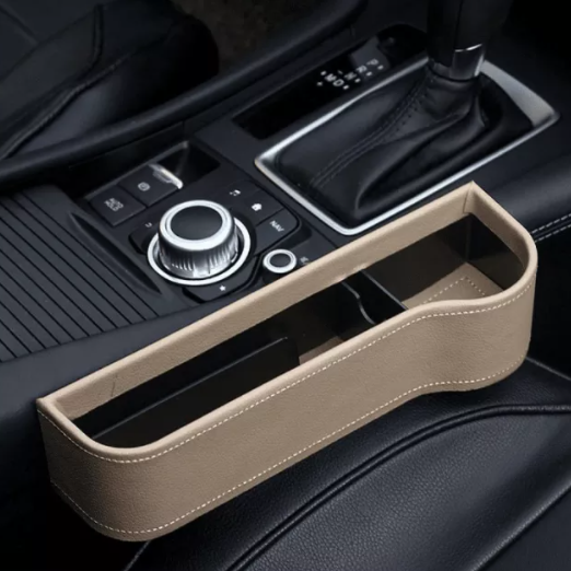 CarMate Auto-Organizer - Universelle Sitztasche aus PU-Leder, die den Stauraum im Auto maximiert und Unordnung vermeidet