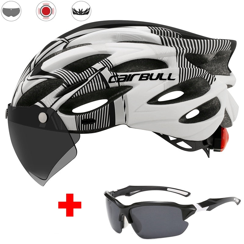 CycliGuard Visor Fahrradhelm + GRATIS polarisierte Brille