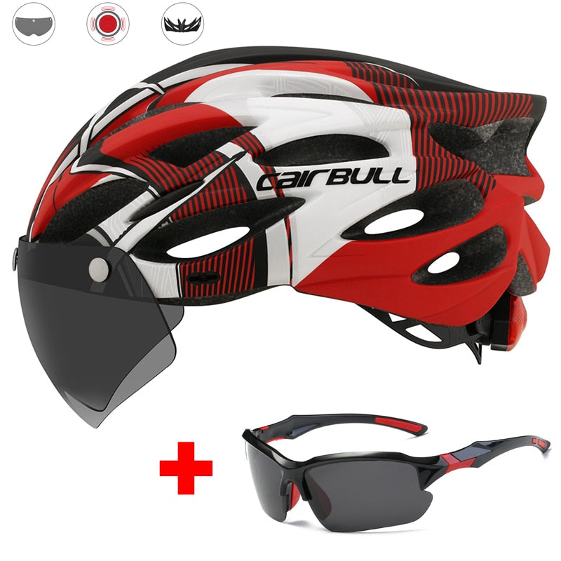 CycliGuard Visor Fahrradhelm + GRATIS polarisierte Brille