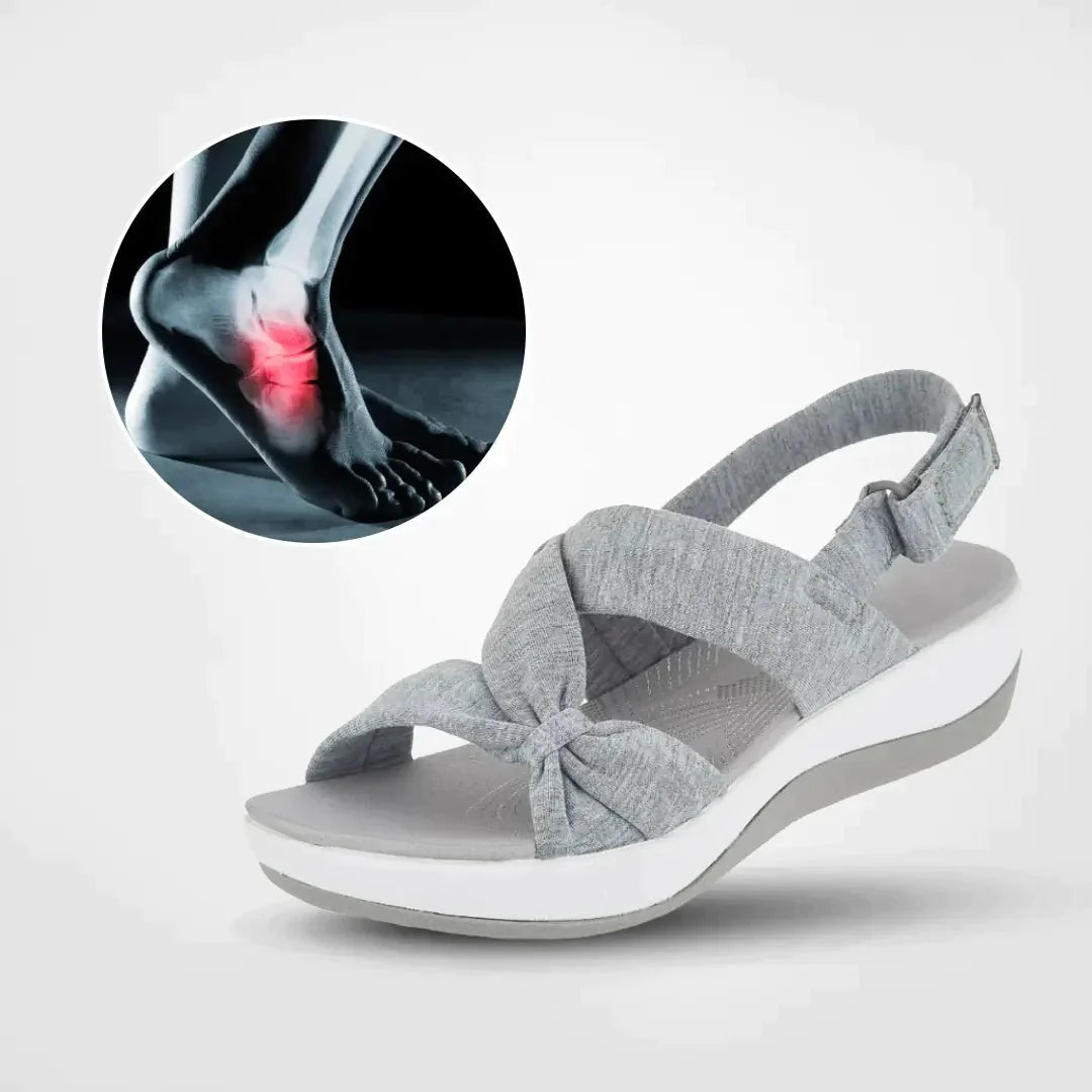 Sommer Damen-Sandalen mit orthopädischer Unterstützung - Bequeme CoolSteps Sandalen für Damen - Perfekt für lange Spaziergänge - Trendige Farben und gepolstertes Fußbett