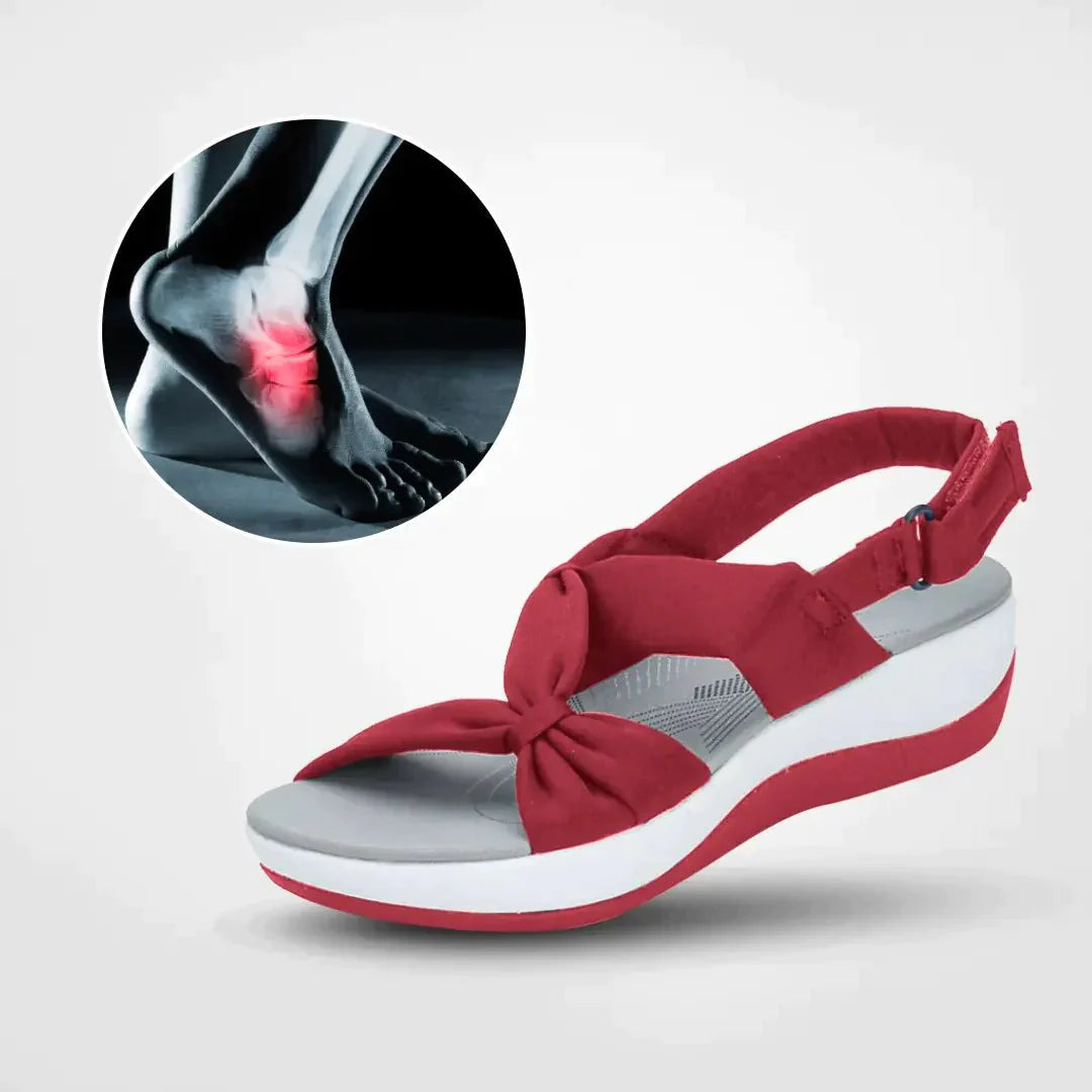 Sommer Damen-Sandalen mit orthopädischer Unterstützung - Bequeme CoolSteps Sandalen für Damen - Perfekt für lange Spaziergänge - Trendige Farben und gepolstertes Fußbett