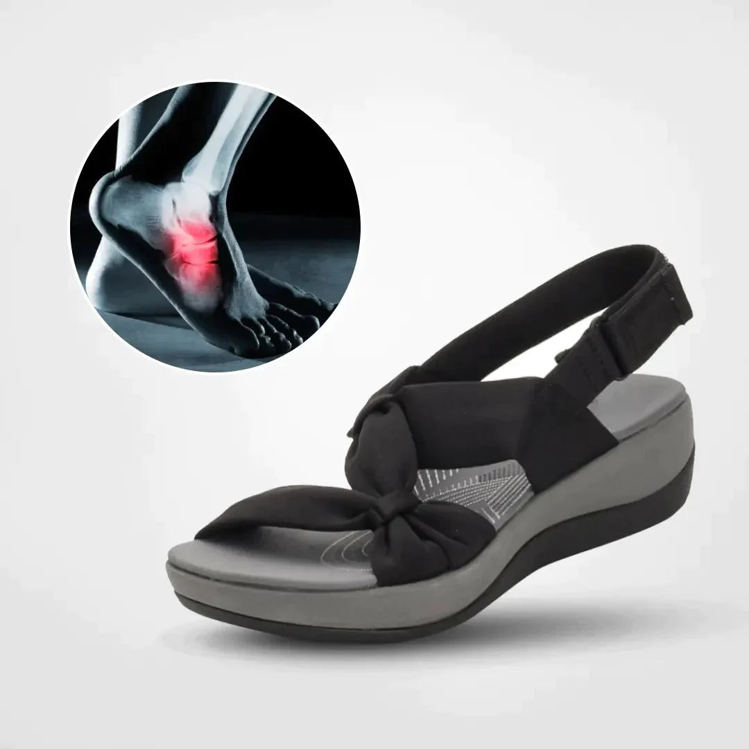 Sommer Damen-Sandalen mit orthopädischer Unterstützung - Bequeme CoolSteps Sandalen für Damen - Perfekt für lange Spaziergänge - Trendige Farben und gepolstertes Fußbett